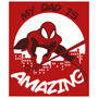 Girl's My Dad is Amazing Cartoon Spider-Man  Child T-Shirt