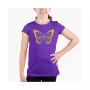 Big Girl's Word Art T-shirt - Butterfly