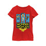 Girl's Wonder Woman Quick Change Panels Child T-Shirt