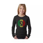 Big Girl's Word Art Long Sleeve T-Shirt - Get Up Stand Up