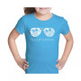 Big Girl's Word Art T-shirt - California Shades