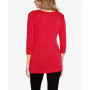 Women's Raglan Sleeve Pointelle Sweater