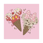 Girl's Mickey & Friends Mickey and Minnie Ice Cream Cones  Child T-Shirt