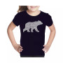 Big Girl's Word Art T-shirt - Mama Bear