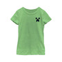 Girl's Minecraft Faux Pocket Creeper  Child T-Shirt