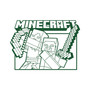 Girl's Minecraft Steve and Alex Attack  Child T-Shirt
