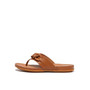 Women's Gracie Rubber Chain Leather Toe Post Sandals