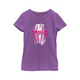 Girl's Spider-Man: Across the Spider-Verse Pink Glitch Spider Logo Child T-Shirt