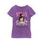 Girl's Mulan Distressed Floral Portrait Child T-Shirt