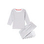 GOTS Certified Organic Cotton Knit 2 Piece Pajama Set For Child, Miami (Size 6Y), Girls