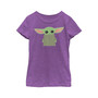 Girl's Star Wars: The Mandalorian Simple Grogu Animation Child T-Shirt