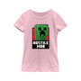 Girl's Minecraft Hostile Mob Creeper Child T-Shirt