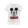 Girl's Mickey & Friends Mickey Mouse Retro Headshot  Child T-Shirt