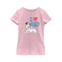 Girl's One Hundred and One Dalmatians Pongo and Lucky I Love Dad  Child T-Shirt