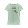 Girl's Star Wars: The Mandalorian The Child Text Logo Child T-Shirt