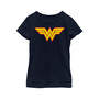 Girl's Wonder Woman Two Color Logo Child T-Shirt