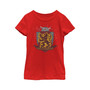 Girl's Harry Potter Gryffindor Quidditch Coat of Arms Child T-Shirt