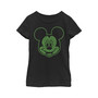 Girl's Mickey & Friends Mickey Mouse Clover Smile  Child T-Shirt