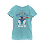 Girl's Star Wars Valentine's Day R2-D2 Too Cute  Child T-Shirt