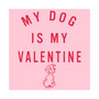 Girl's One Hundred and One Dalmatians My Dog is My Valentine  Child T-Shirt