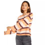 Juniors' Bubble Tea Striped Sweater