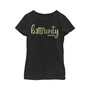 Girl's Star Wars: The Mandalorian The Child Bounty Green Cursive Child T-Shirt