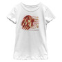 Girl's Harry Potter Gryffindor Lion Watercolor Child T-Shirt