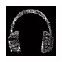 Big Girl's Word Art T-shirt - HEADPHONES - LANGUAGES