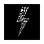 Big Girl's Word Art Hooded Sweatshirt - Lightning Bolt