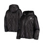 Women's Black Las Vegas Raiders Charlotte Full-Zip Hoodie Puffer Jacket