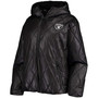 Women's Black Las Vegas Raiders Charlotte Full-Zip Hoodie Puffer Jacket
