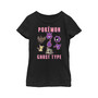 Girl's Pokemon Ghost Type Group Characters Child T-Shirt