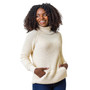 Womens' Ribbed Turtleneck Sweater