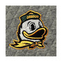 Women's Heathered Gray, Green Oregon Ducks Magnum Quilted Quarter-Snap Jacket