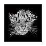 Big Girl's Word Art T-shirt - Cat Face