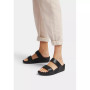 Women's Lulu Adjustable Metallic Leather Slides
