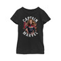 Girl's Avengers: Endgame Captain Marvel Space Poster  Child T-Shirt