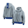 Women's Gray NFL Sherpa Full-Zip Hoodie Jacket