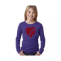 Big Girl's Word Art Long Sleeve T-Shirt - Shape of You