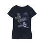 Girl's This Future Astronaut Is Turning 8 Outline Sketch  Child T-Shirt