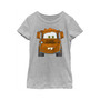 Girl's Cars Mater Big Face Child T-Shirt
