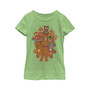 Girl's Christmas Gingerbread Cookie Heroes  Child T-Shirt