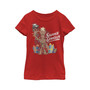 Girl's Christmas Groot & Rocket Season Grooting  Child T-Shirt