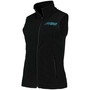 Women's Carolina Panthers Black Houston Fleece Full-Zip Vest