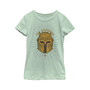 Girl's Star Wars: The Mandalorian The Armorer Helmet Child T-Shirt
