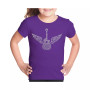 Big Girl's Word Art T-shirt - Amazing Grace
