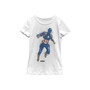Girl's Avengers: Endgame Captain America Spray Paint  Child T-Shirt