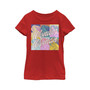 Girl's Wonder Woman Pop Art Poster Child T-Shirt