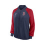 Women's Navy Boston Red Sox Authentic Collection Team Raglan Performance Full-Zip Jacket