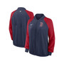 Women's Navy Boston Red Sox Authentic Collection Team Raglan Performance Full-Zip Jacket